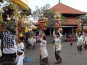 Odalan Ceremony in Penataran Sasih Temple, Bali