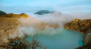 Dünyanın En Büyük Asit Gölü: Kawah Ijen Yanardağı Ijen Yanardağı