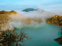 Dünyanın En Büyük Asit Gölü: Kawah Ijen Yanardağı Ijen Yanardağı