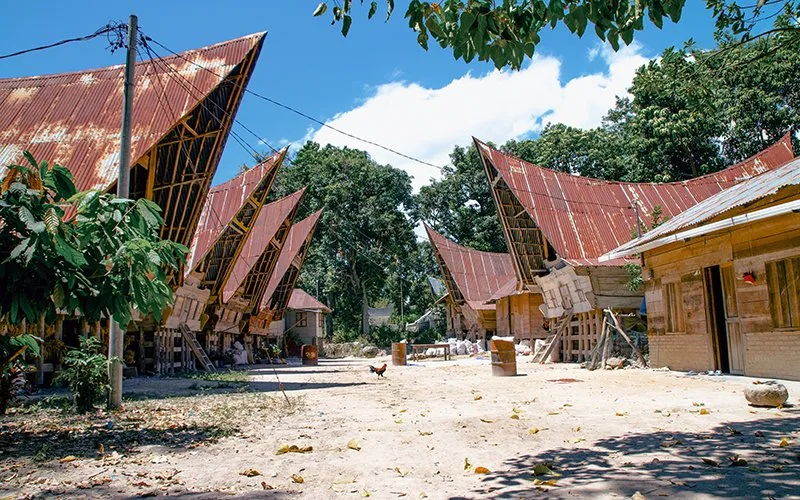 Geleneksel Batak evleri, Samosir Adası