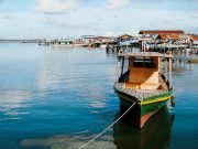 Balıkçı Kasabası Semporna, Borneo Semporna