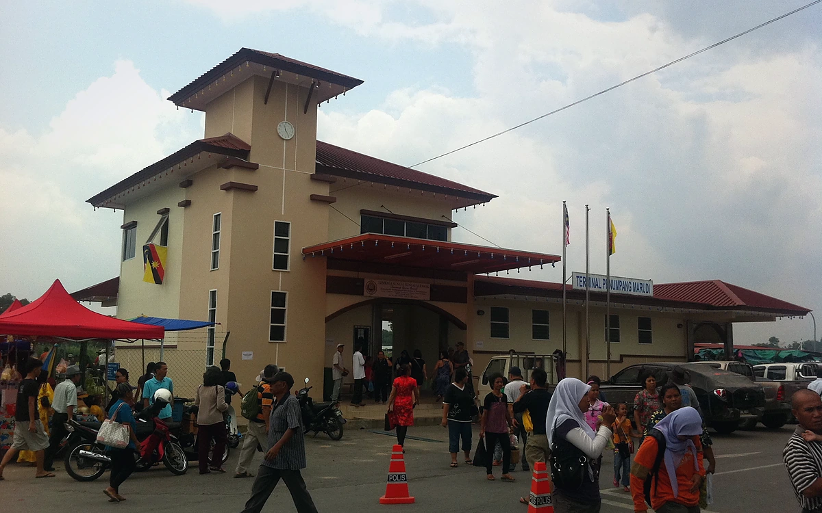 Marudi Kasabası, Borneo