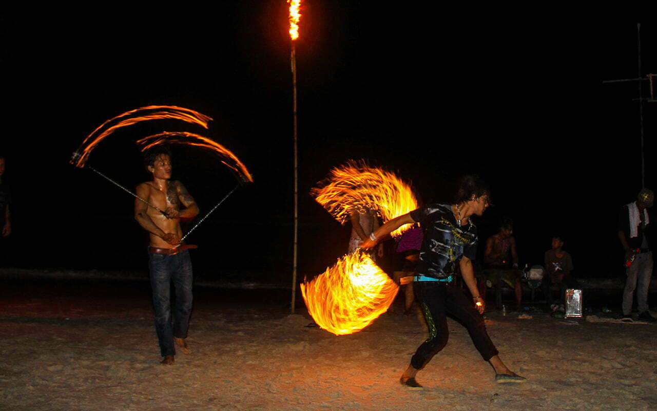 Full Moon Party Fire