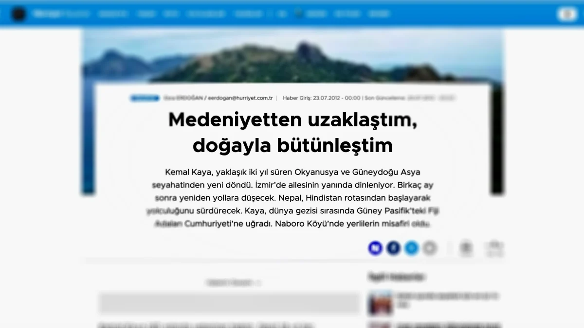 Hurriyet Seyahat Kemal-Kaya-Hurriyet-Seyahat