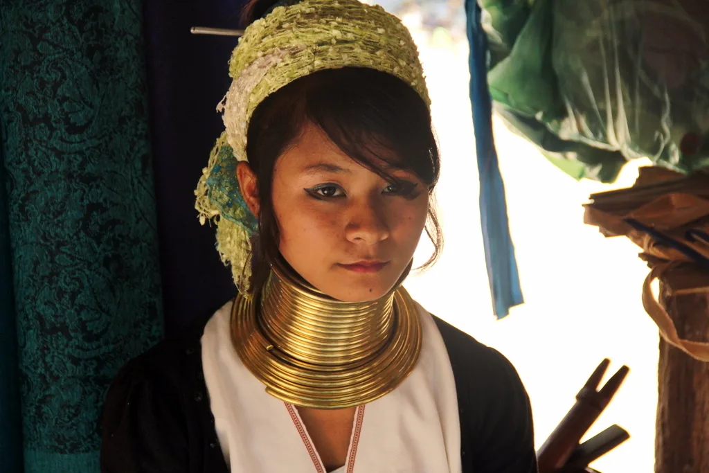 Long Neck Karen Hiiltribe-Thailand_Chiang Mai_Tayland_Padaung