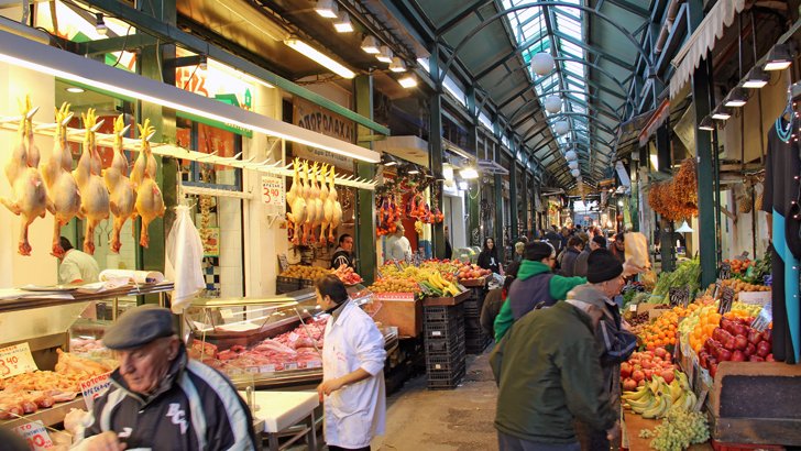 The Modiano Market, Thessaloniki, Greece