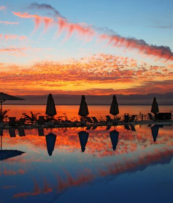 Kızıldeniz’de Gün Batımı, Akabe, Ürdün Sunset, Red Sea
