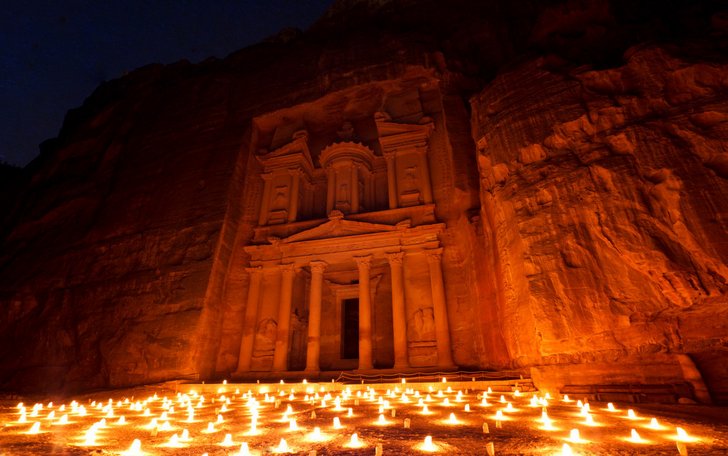 Petra by Night, The Treasury, Jordan