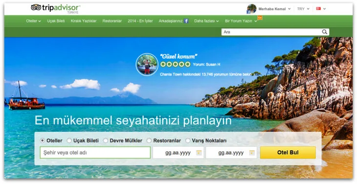 En iyi otel arama motoru