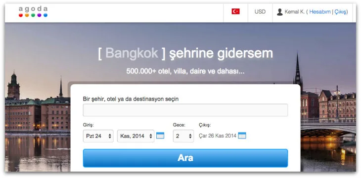 Otel Arama Sitesi