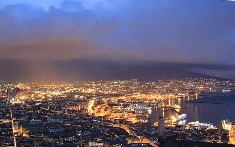 Castel Sant'Elmo'dan napoli Gecesi