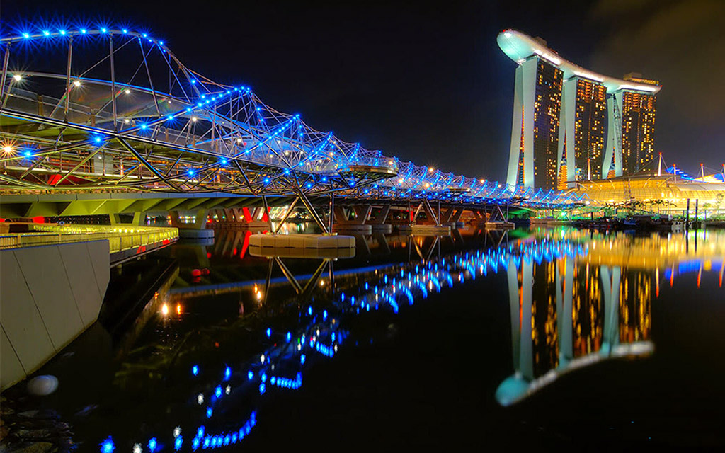 Helix Bridge, Singapore