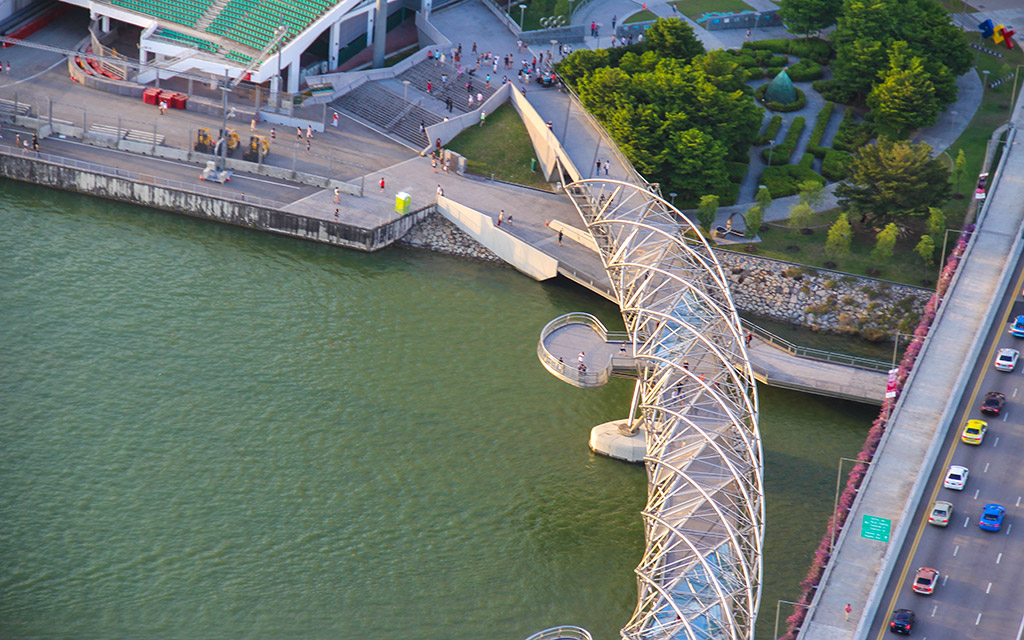 Helix Köprüsü, Singapur