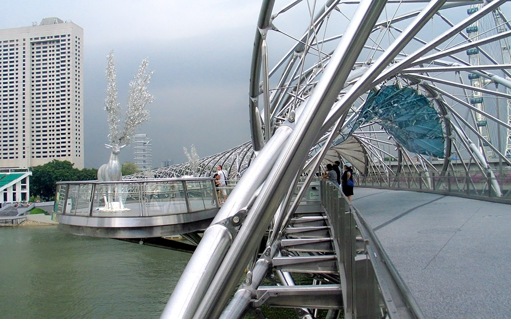 Helix Bridge, Singapur