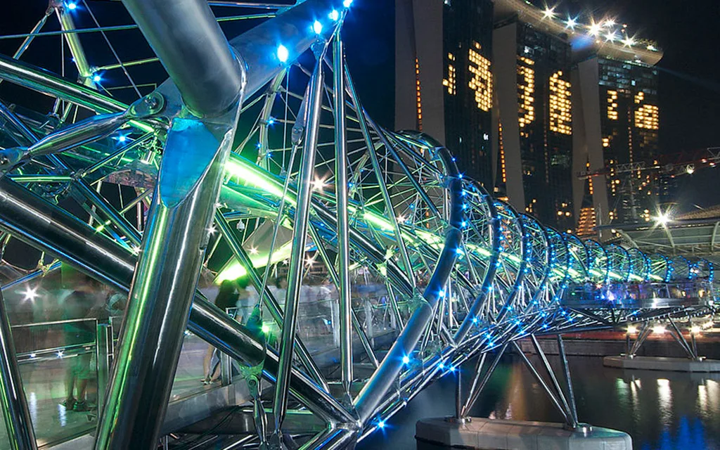Double Helix Bridge