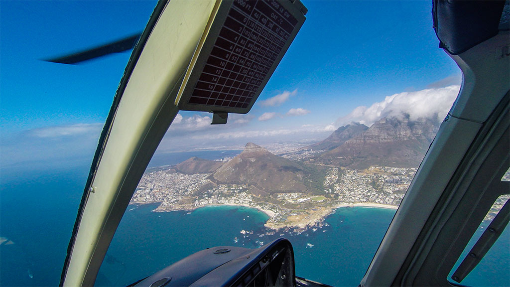 Cape Town havadan görüntüsü