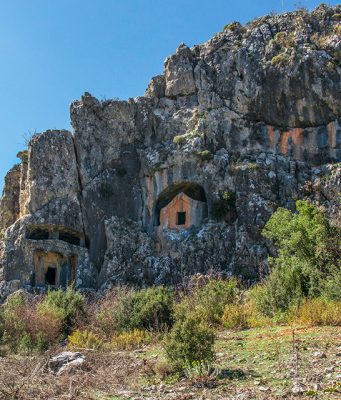 Kaderine Terk Edilmiş Karya Şehri: Thera Antik Kenti Thera Antik Kenti