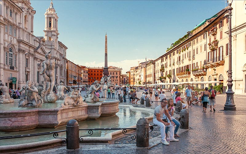 Roma Gezilecek Yerler Navona Meydani