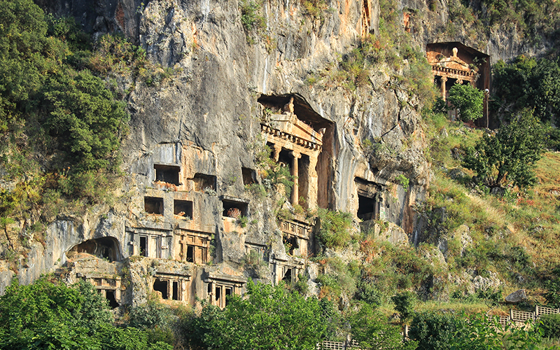 fethiye kral mezarları