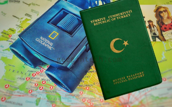 yeşi pasaport vize istemeyen ülkeler