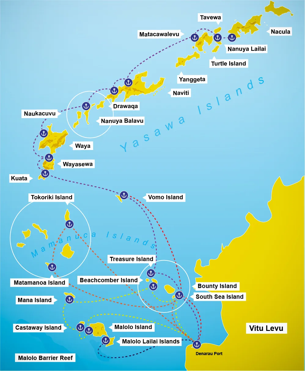 fiji adaları haritası