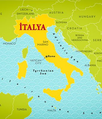 italya haritası