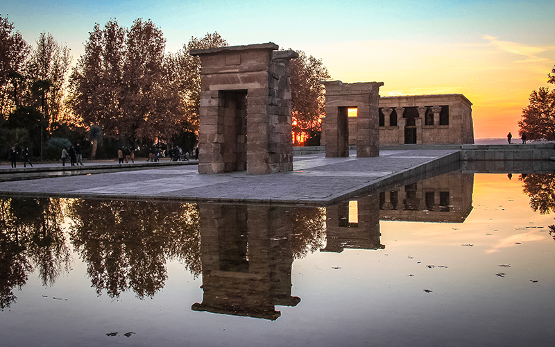 madrid debod tapınağı