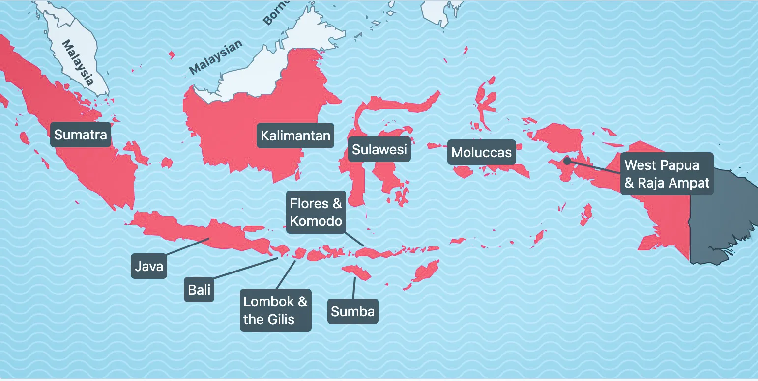 endonezya haritası