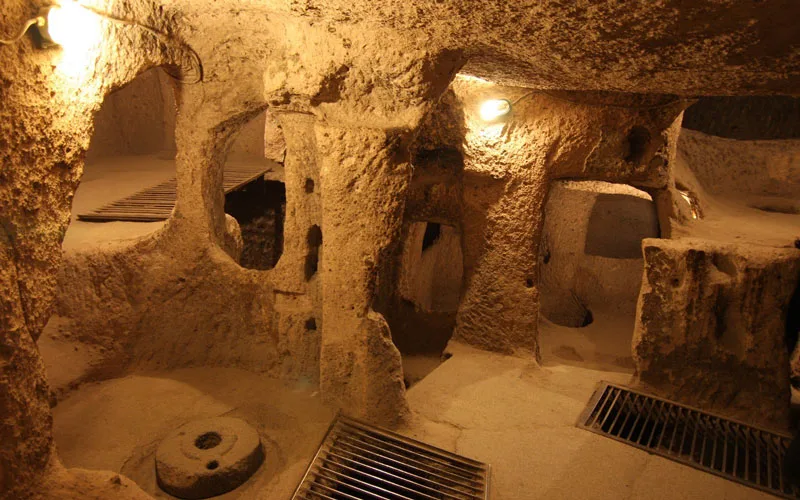 kaymaklı yeraltı şehirleri