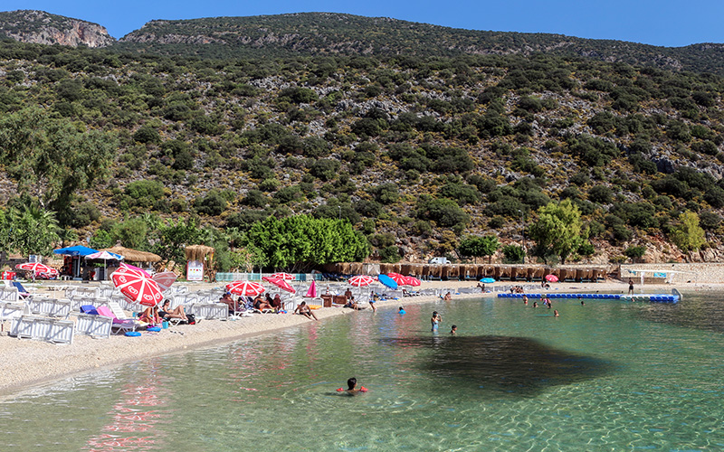 kaş akçagerme plajı