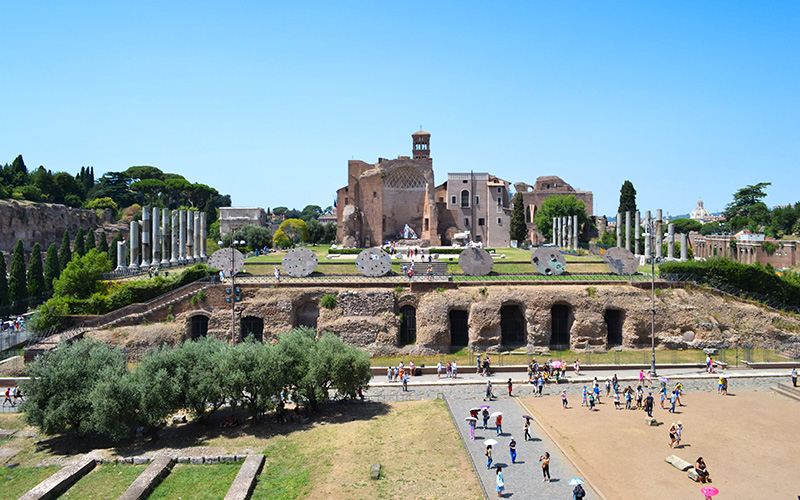 palatino tepesi antik roma