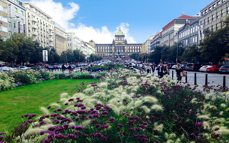 prag vaclav meydanı