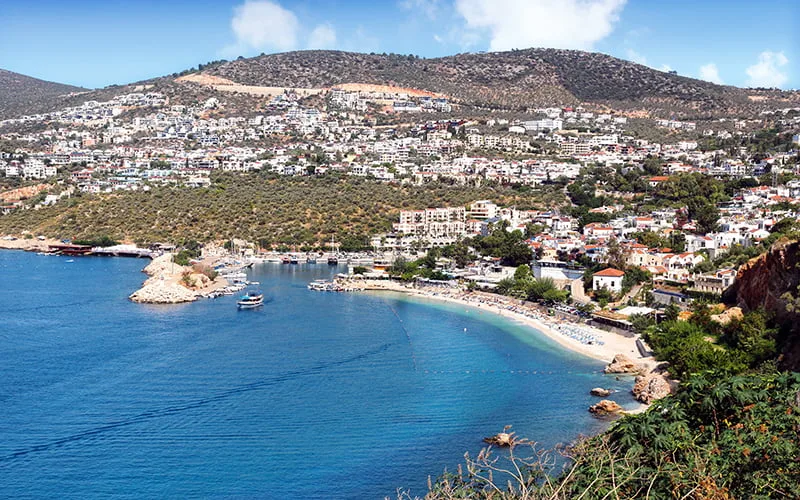 kaş kalkan gezilecek yerler