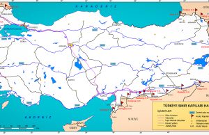 gümrük kapıları haritası
