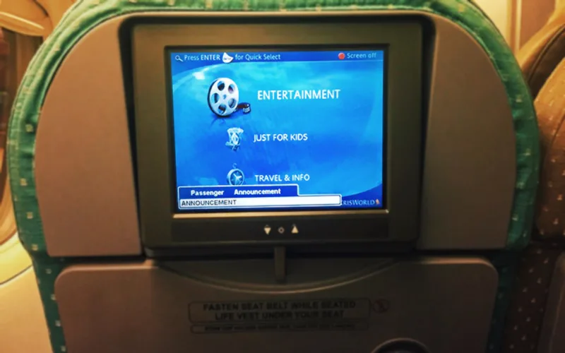 Singapore Airlines eğlence