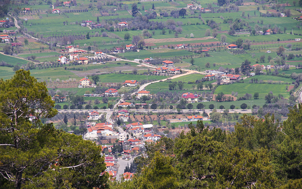 Yeşilüzümlü köyü fethiye