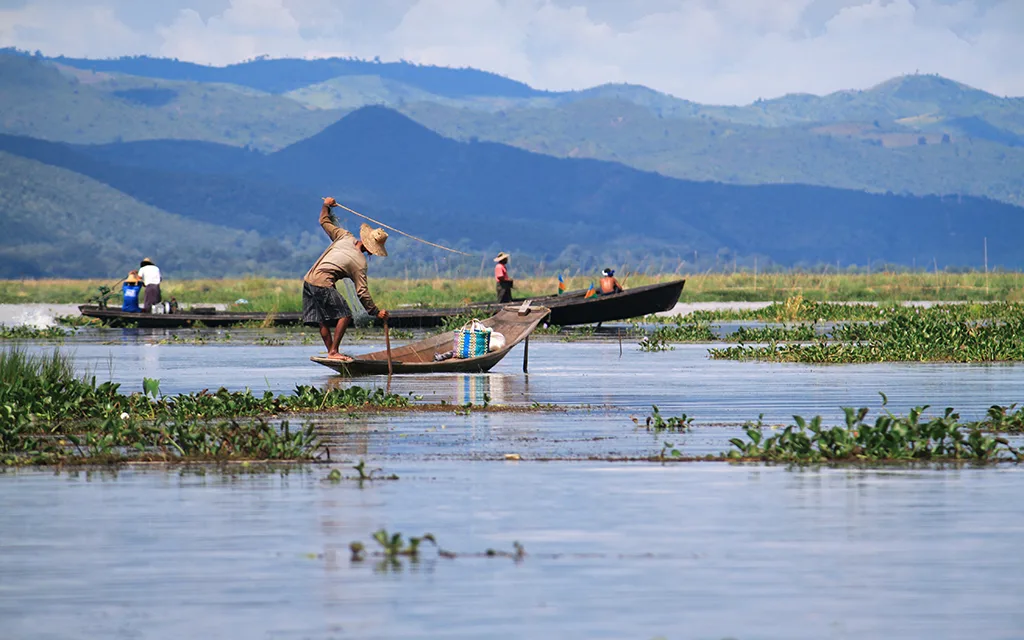 Inle Gölü, Myanmar