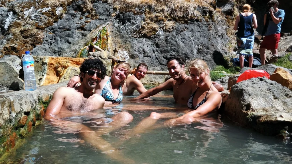 Mount Rinjani hot springs