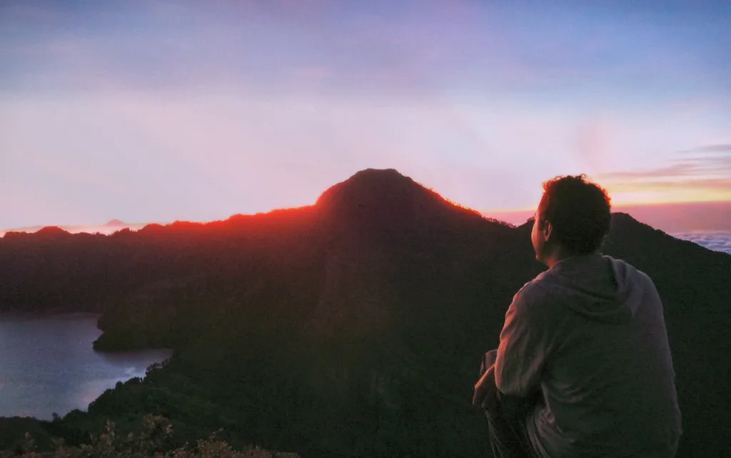Mount Rinjani Sunset