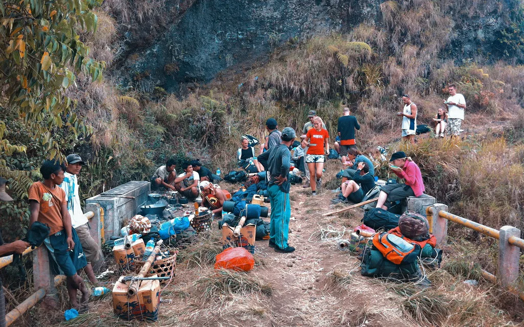 Mount Rinjani yürüyüş