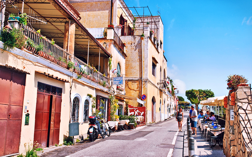 Positano sokakları