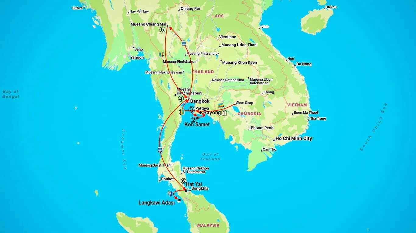 Tayland Tur PlanTayland Tur Plan