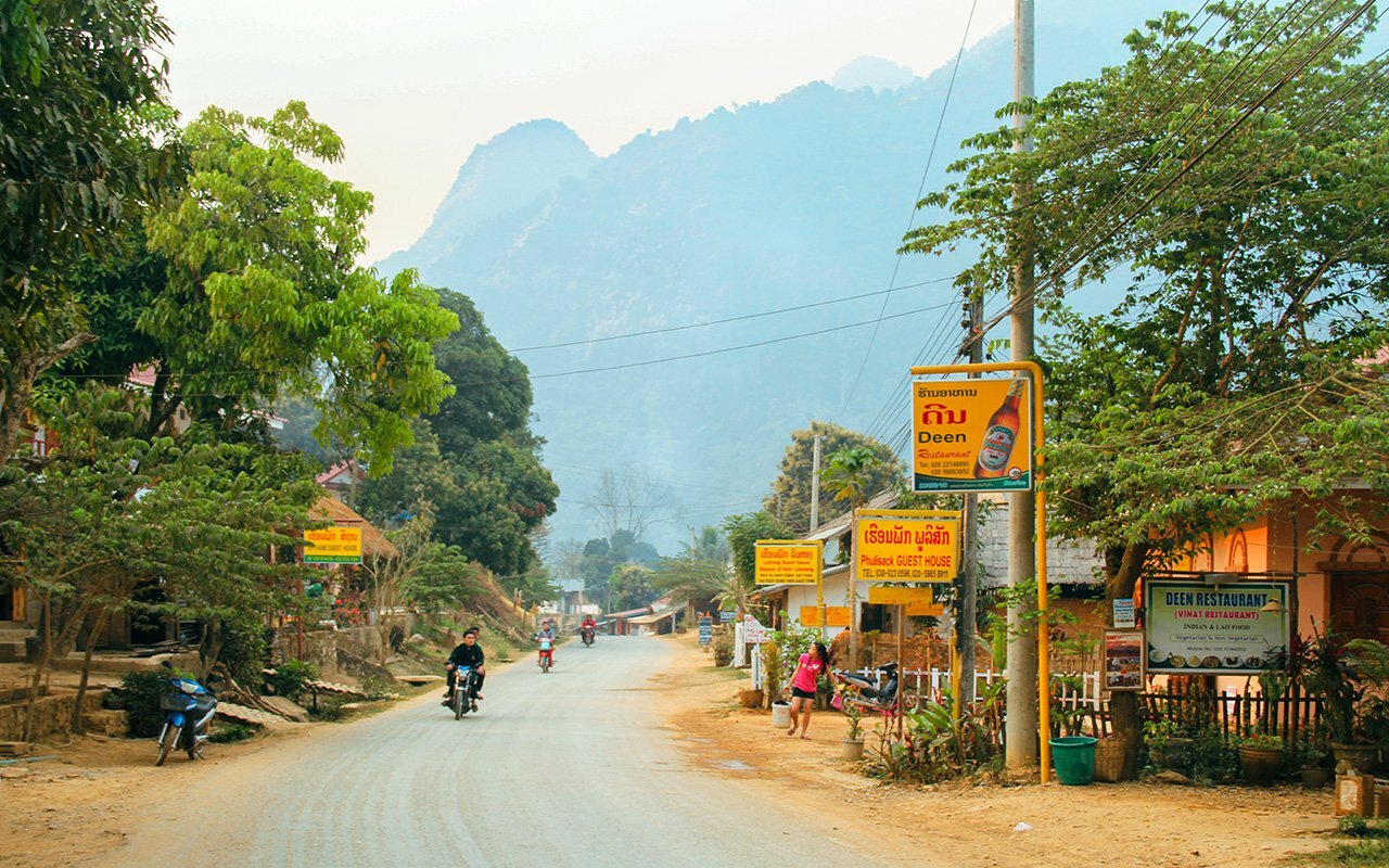 Nong Khiaw Town, Laos