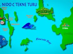 El Nido Tour C: Hidden Beach ve Matinloc Adası El Nido Tour C Map