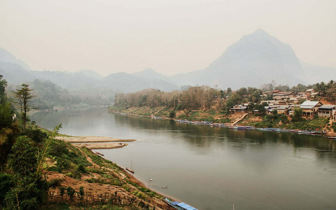 Nong Khiaw Town, Laos