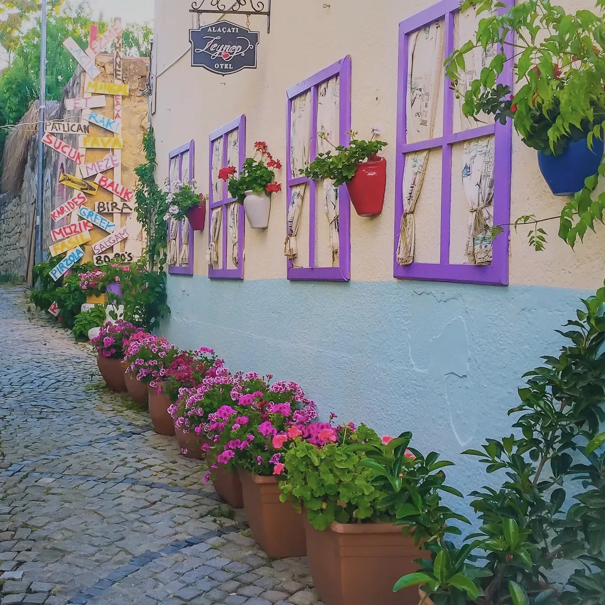 Alaçatı Sokakları