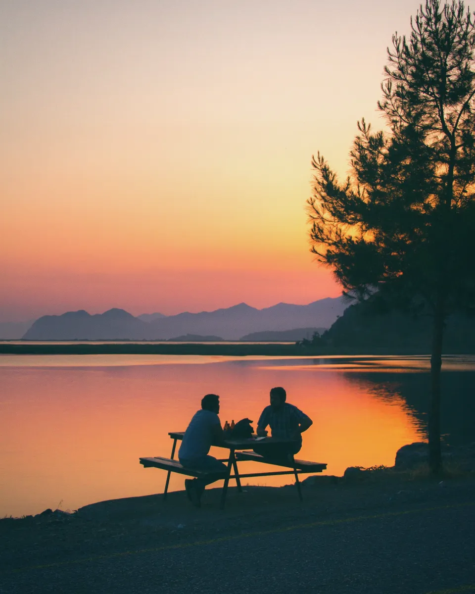 Gördüğüm en şahane gün batımlarından biriydi